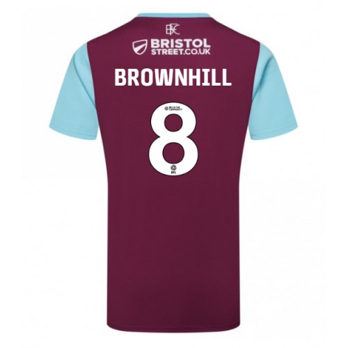 Fotballdrakt Herre Burnley Josh Brownhill #8 Hjemmedrakt 2024-25 Kortermet